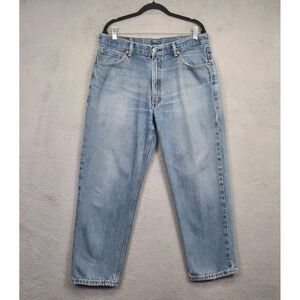 Levis 550 Jeans Mens 36x30 Blue Relaxed Straight Medium Wash Denim Classic 34x28